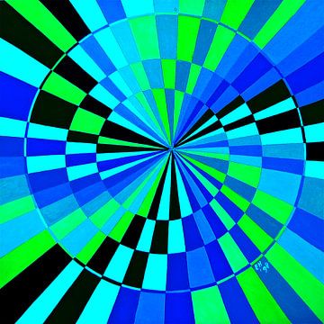 EH PAINTING ART 1998 #1084 Schwindelerregende Lebendigkeit von Willem Hartgers