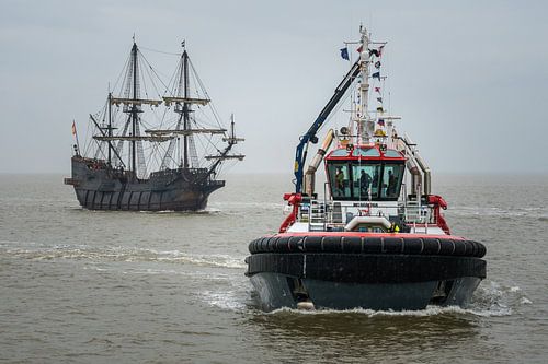 El Galeón Andalucía en Waterland DelfSail 2024