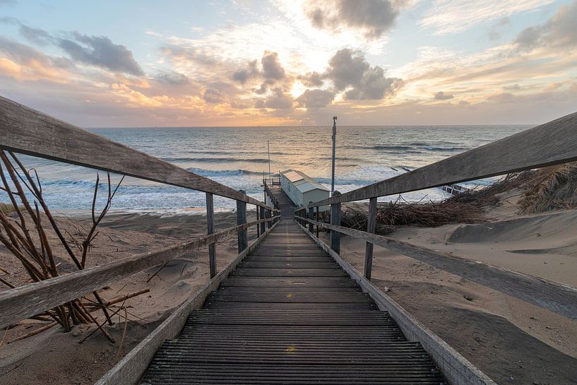 Strandovergang Westkapelle van Tom Hengst
