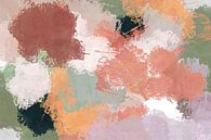 Droom. Abstract kleurrijk schilderij in pastelkleuren. van Dina Dankers thumbnail