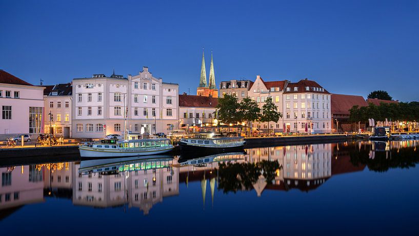 Vue de Lübeck, Allemagne par Adelheid Smitt