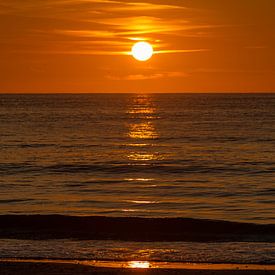 Zonsondergang Texel sur Henri Kok