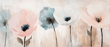 Floral magic in pastel dreams by Poster Art Shop