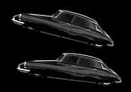 Citroën DS zwart dubbel vliegend van aRi F. Huber thumbnail