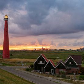 Leuchtturm Kijkduin in Den Helder von Marga Vroom