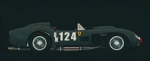Ferrari F250 Testarossa 1957 zijaanzicht