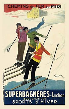 Leonetto Cappiello - Superbagnères-Luchon (1929) van Peter Balan