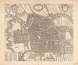 Plattegrond van Haarlem uit 1771 van Historisch Haarlem thumbnail