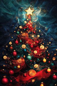 Arbre de Noël abstrait