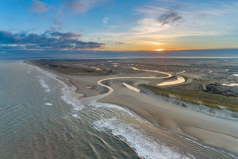 Slufter Texel Sonnenaufgang von Texel360Fotografie Richard Heerschap