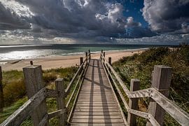 Frischer Wind an der Küste Zeelands von Ria Overbeeke