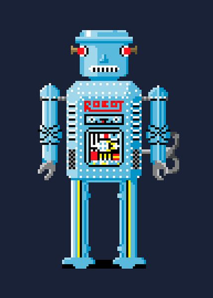 Retro Robot by Nele VdM