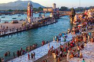 De heilige stad Haridwar van Roland Brack thumbnail