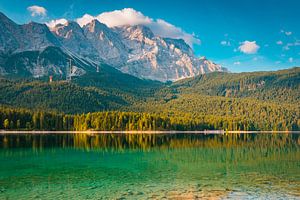 Blick zur Zugspitze