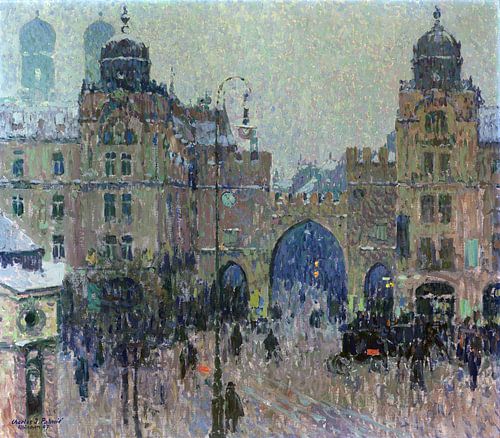 München, Am Karlstor, Charles Johann Palmie, 1907