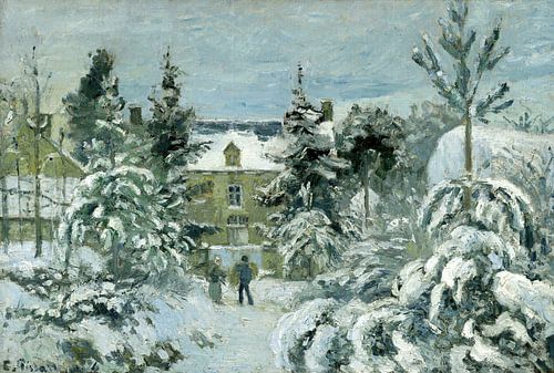 Camille Pissarro,Huis van Piette te Montfoucault, 1874