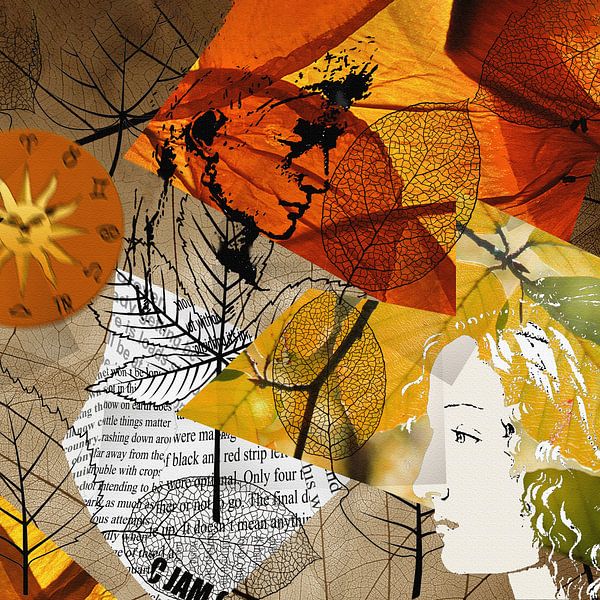 Collage Botticelli by Marlies Odehnal