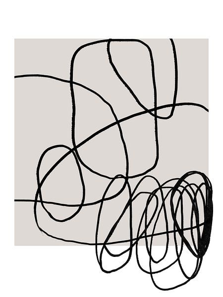 Simple Art Line No 47 von Treechild