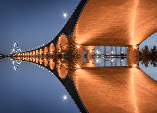 Die gespiegelte Kreuzung in Nijmegen