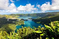 Ausblick über die Caldera Sete Cidades auf den Azoren von Sascha Kilmer Miniaturansicht