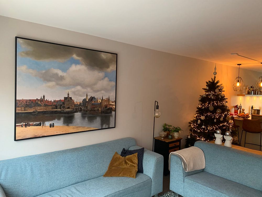 Gezicht op Delft van Vermeer