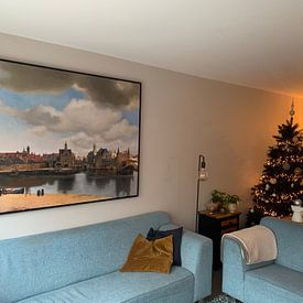 Customer photo: View of Delft - Johannes Vermeer, on canvas