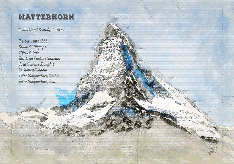 Matterhorn, Schweiz von Theodor Decker