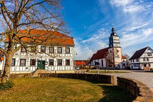Frühlingsspaziergang durch die Kleinstadt von Breitungen - Thüringen -