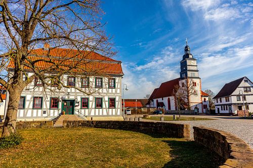 Lentewandeling door het stadje Breitungen - Thüringen