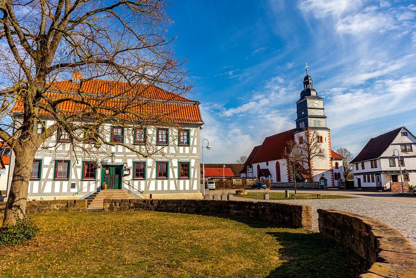 Frühlingsspaziergang durch die Kleinstadt von Breitungen - Thüringen - von Oliver Hlavaty