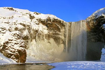 Wasserfall Skógafoss von Gert-Jan Siesling
