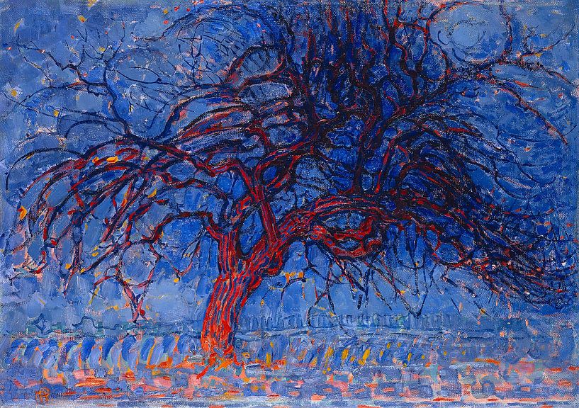 Roter Baum, Piet Mondrian 1908-10 von Creative Masters