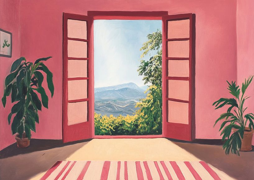 Fenster ansehen von Blickfänger Gemälde