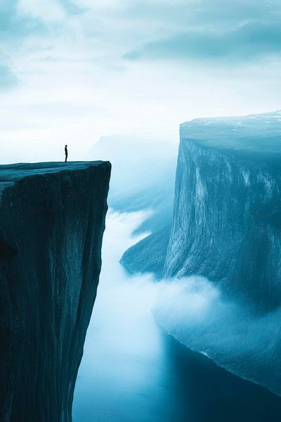 Loneliness on the precipice by Poster Art Shop