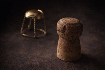 Kurk van champagnefles.