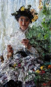 Antonio Mancini - Madame Butterfly (um 1910)