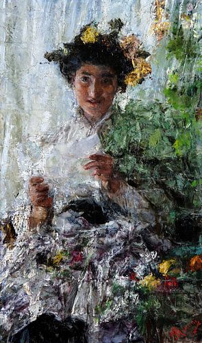 Antonio Mancini - Madame Butterfly (um 1910)