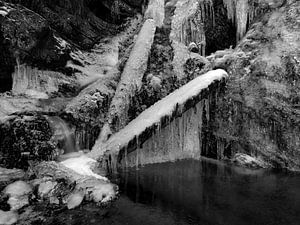 Winter am Oberauer Wasserfall