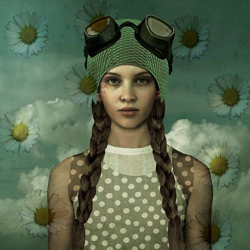 Vintage Beauty Badekappe