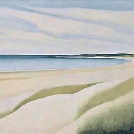 Zee, strand en duinen van Anna Marie de Klerk