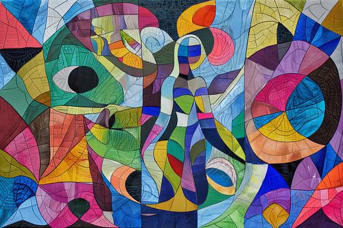 Digitaal abstracte kunst