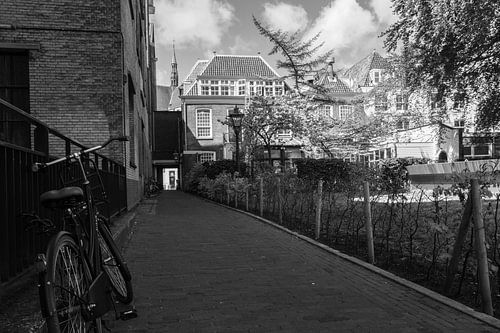 Leiden klooster zwart wit