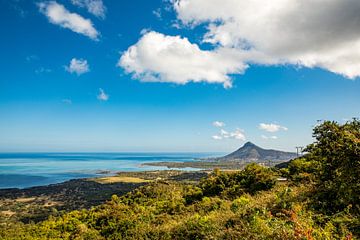 Mauritius, prachtig landschap in het zuiden van Laura V