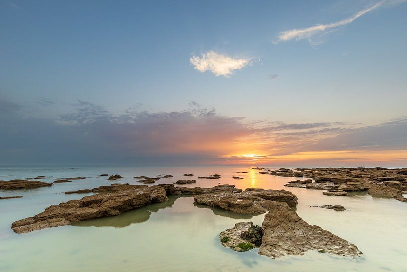 Sunset on the Opal Coast by Sander Ros
