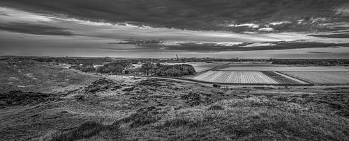 Bezaubernde Aussicht auf Den Hoorn vom Loodsmansduin