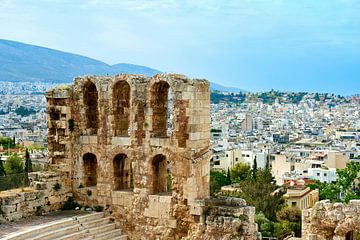 Athens: A View of Ancient Ruins – Classical Architecture