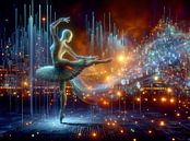 A ballet dancer dances with binary codes by Eye on You thumbnail