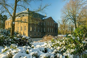 Château au soleil et à la neige sur Norman van Schijndel