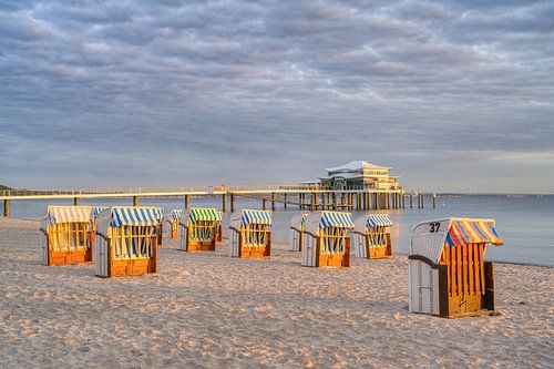 Morning sun at Timmendorfer beach