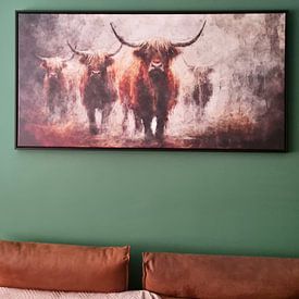 Customer photo: Quiet Power by Whale & Sons, on canvas